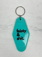 Load image into Gallery viewer, Feisty & Shit | Motel Keychain