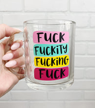 Load image into Gallery viewer, Fuck Fuckity Fucking Fuck | Coffee Mug | Clear Coffee Mug | 12oz