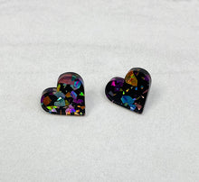 Load image into Gallery viewer, Heart | Stud Earrings | Valentines Earrings