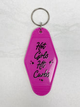 Load image into Gallery viewer, Hot Girls Hit Curbs | Motel Keychain