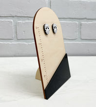 Load image into Gallery viewer, Jason Mask Stud Earrings | Halloween Earrings | Friday The 13th