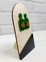Load image into Gallery viewer, St. Patrick's Shamrocks | Drop Earrings | Trendy Earrings | St. Patrick's Day
