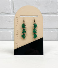 Load image into Gallery viewer, Shamrock Trio | Dangle Earrings | St. Patrick's Day