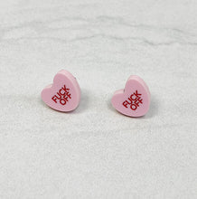 Load image into Gallery viewer, Anti-Valentine's | Stud Earrings | Valentine's Day | Holiday