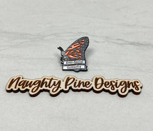 Load image into Gallery viewer, Anti-Social Butterfly | Enamel Pin
