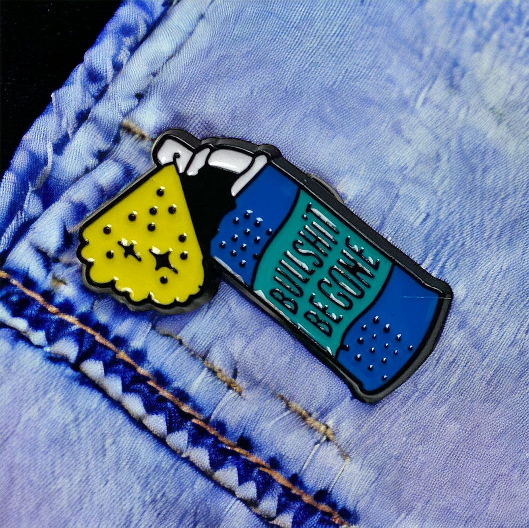 Bullshit Be Gone | Enamel Pin