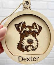 Load image into Gallery viewer, Custom Dog Breed | Ornament | Dog Ornament | Personalized Ornament | Wooden Ornament
