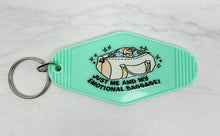 Load image into Gallery viewer, Just Me &amp; My Emotional Baggage | Motel Keychain
