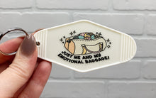 Load image into Gallery viewer, Just Me &amp; My Emotional Baggage | Motel Keychain
