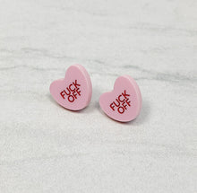 Load image into Gallery viewer, Anti-Valentine&#39;s | Stud Earrings | Valentine&#39;s Day | Holiday
