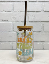 Load image into Gallery viewer, I Can Buy Myself Flowers | Beer Can Glass | Libbey Glass | Iced Coffee | 16oz
