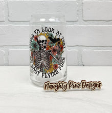Load image into Gallery viewer, Last Flying Fuck | Beer Can Glass | Libbey Glass | Iced Coffee | 16oz

