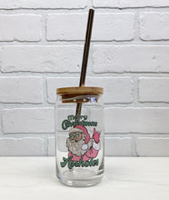 Load image into Gallery viewer, Merry Christmas Assholes | Beer Can Glass | Libbey Glass | Iced Coffee | 16oz
