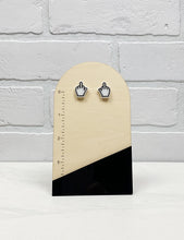 Load image into Gallery viewer, Middle Finger Cursor | Stud Earrings | Dangle Earrings | Gamer | Funny
