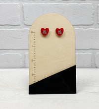 Load image into Gallery viewer, No Thx | No Thanks | Stud Earrings | Valentine&#39;s Day | Holiday
