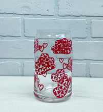 Load image into Gallery viewer, Pink Cowgirl Hats | Beer Can Glass | Libbey Glass | Iced Coffee | 16oz
