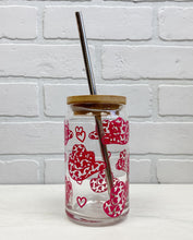 Load image into Gallery viewer, Pink Cowgirl Hats | Beer Can Glass | Libbey Glass | Iced Coffee | 16oz
