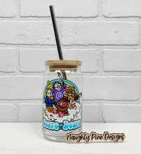 Load image into Gallery viewer, Scare Bears | Beer Can Glass | Libbey Glass | Iced Coffee | 16oz
