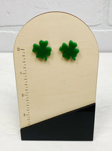 Load image into Gallery viewer, Shamrocks | Stud Earrings | St. Patrick&#39;s Day
