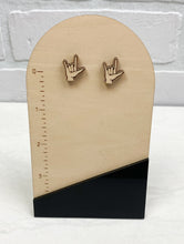 Load image into Gallery viewer, Sign Language | Stud Earrings | I Love You
