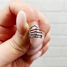 Load image into Gallery viewer, Skeleton Hand Ear Cuff | Halloween Ear Cuff | Trendy Ear Cuff

