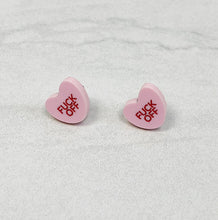 Load image into Gallery viewer, Anti-Valentine&#39;s | Stud Earrings | Valentine&#39;s Day | Holiday
