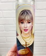 Load image into Gallery viewer, Saint Blondie | Prayer Candle | Tay Tay | Swifties | Limited Quantity
