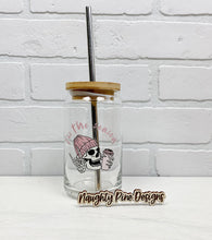 Load image into Gallery viewer, Tis the Season | Beer Can Glass | Libbey Glass | Iced Coffee | Iced Coffee | 16oz
