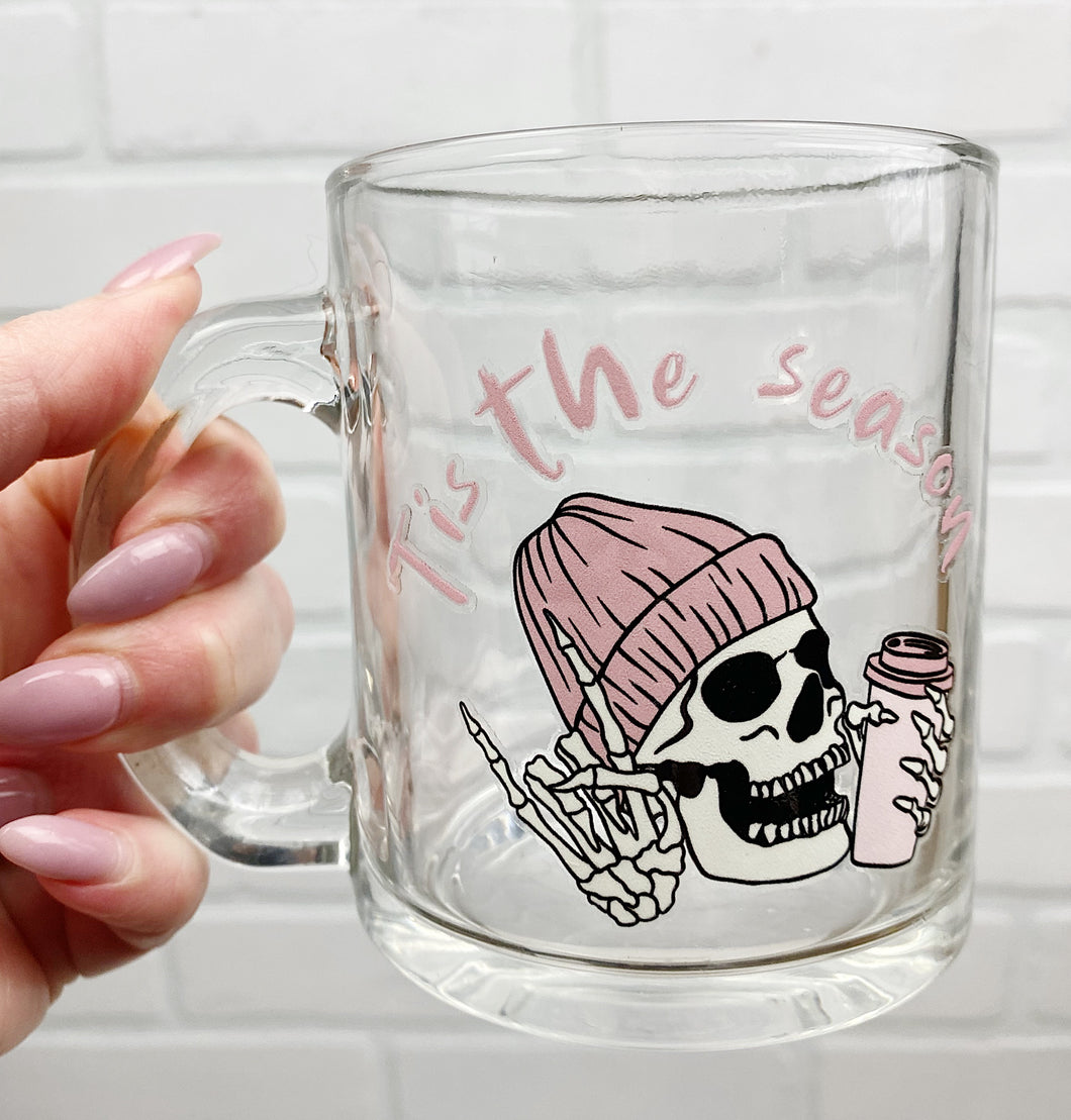 Tis the Season | Coffee Mug | Clear Coffee Mug | 12oz