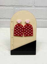 Load image into Gallery viewer, Valentine Hearts | Drop Earrings | Trendy Earrings | Valentine&#39;s Day
