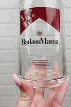 Load and play video in Gallery viewer, Badass Mama | Beer Can Glass | Libbey Glass | Iced Coffee | 16oz
