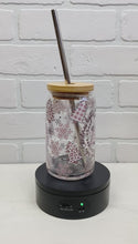 Load and play video in Gallery viewer, Christmas Candy Canes | Beer Can Glass | Libbey Glass | Iced Coffee | 16oz
