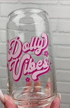 Load and play video in Gallery viewer, Dolly Vibes | Beer Can Glass | Libbey Glass | Iced Coffee | 16oz
